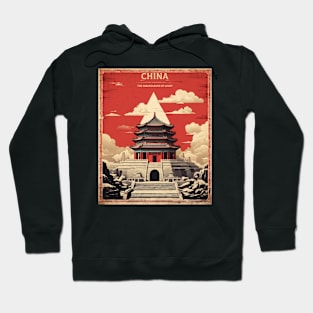 The Mausoleum of Light China Vintage Poster Tourism Hoodie